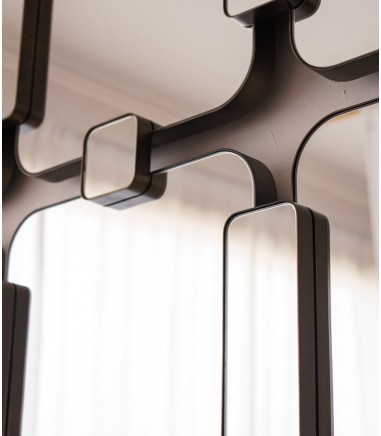 Espejo rectangular pared 1 marco metal - VP Interiorismo