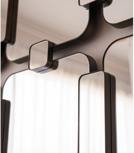 Espejo rectangular pared 1 marco metal - VP Interiorismo