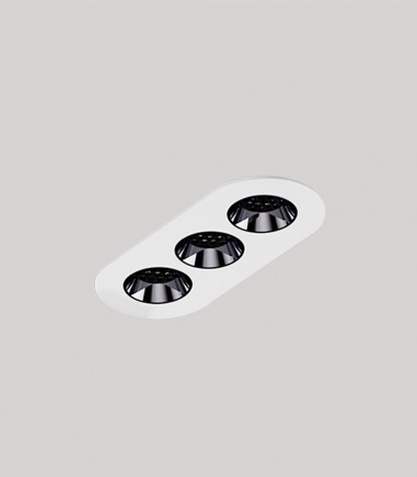 Foco empotrable LED Dio R 7W 3P Negro - Onok Lighting