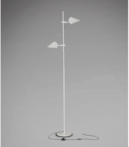 Lámpara de pie salón Esino 2L blanco - Schuller
