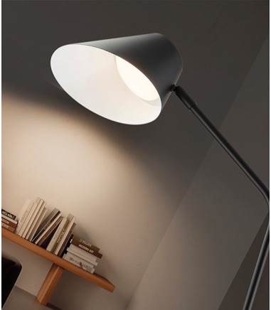Lámpara de pie salón Esino 1L negro - Schuller