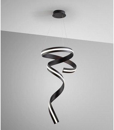 Lámpara vertical Amara negro mate - Schuller