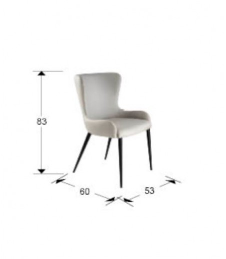 Silla blanca Telma - Schuller