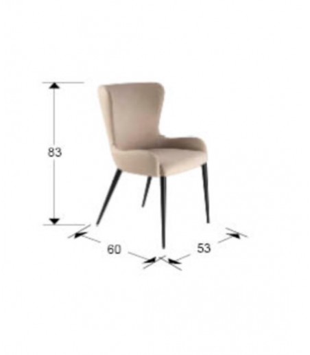 Silla beige Telma - Schuller