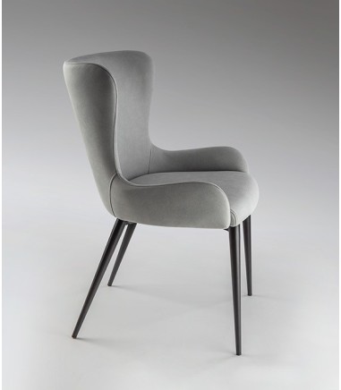 Silla gris claro Telma - Schuller