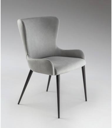 Silla gris claro Telma - Schuller