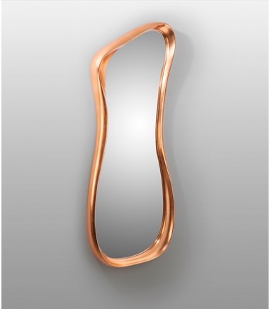 Espejo de pared Gina oro rosa - Schuller