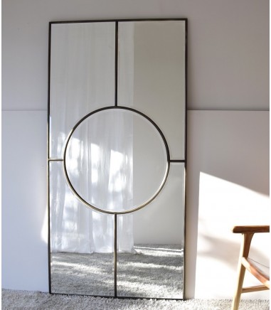 Espejo decorativo de suelo círculo - VP Interiorismo