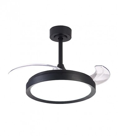 Ventilador de techo con luz y mando Mistral madera 106cm 8827 - Mantra