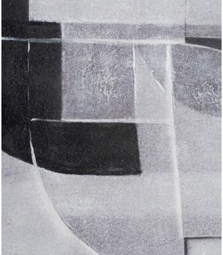 Cuadro abstracto en grises cristal N1 - VP Interiorismo 2