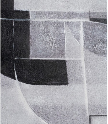 Cuadro abstracto en grises cristal N1 - VP Interiorismo