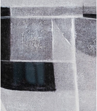 Cuadro abstracto en grises cristal N1 - VP Interiorismo