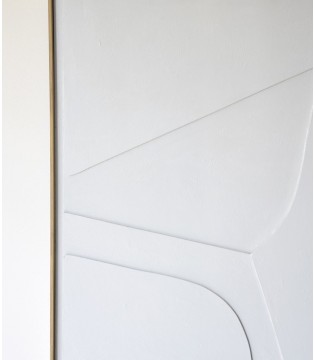 Cuadro relieve gris claro N1 - VP Interiorismo 2