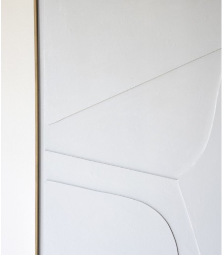 Cuadro relieve gris claro N1 - VP Interiorismo