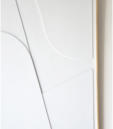 Cuadro relieve gris claro N2 - VP Interiorismo