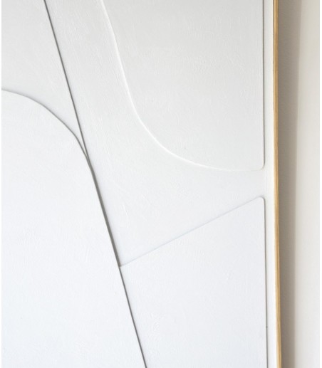 Cuadro relieve gris claro N2 - VP Interiorismo