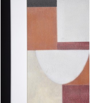 Cuadro abstracto Geometría ocre N3 - VP Interiorismo 2