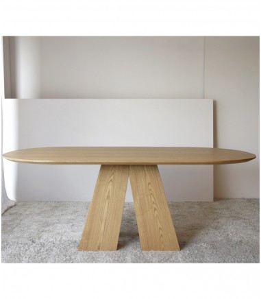 Mesa comedor Elba fresno natural - VP Interiorismo