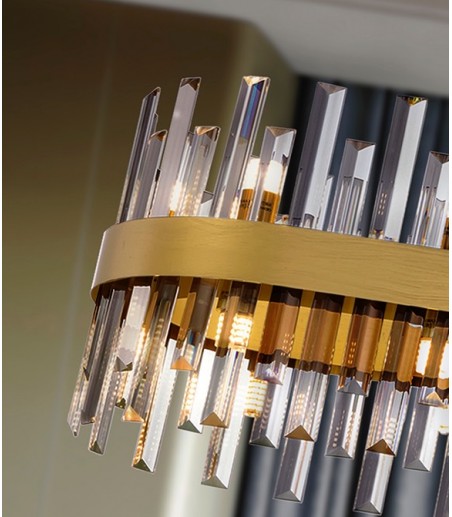 Lámpara 28L Grace oro oval - Schuller