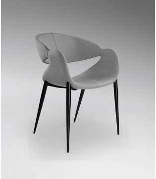 Sillón Giro gris claro, negro - Schuller