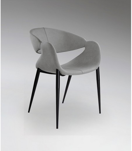 Sillón Giro gris claro, negro - Schuller