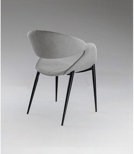 Sillón Giro gris claro, negro - Schuller