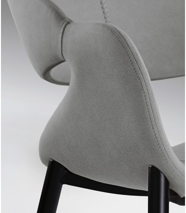 Sillón Giro gris claro, negro - Schuller