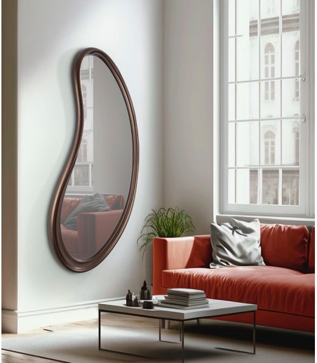 Espejo de pared Brigitte bronce oscuro - Schuller