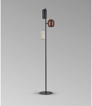 Lámpara de pie Nimes 3L negro colores - Schuller