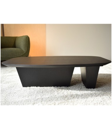 Mesa de centro roble color negro mate - VP Interiorismo