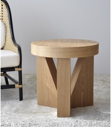 Mesa auxiliar Mocca fresno natural - VP Interiorismo