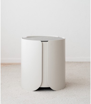 Mesa auxiliar N. 50 gris y cerámico - VP Interiorismo
