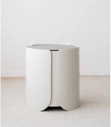 Mesa auxiliar N. 50 gris y cerámico - VP Interiorismo