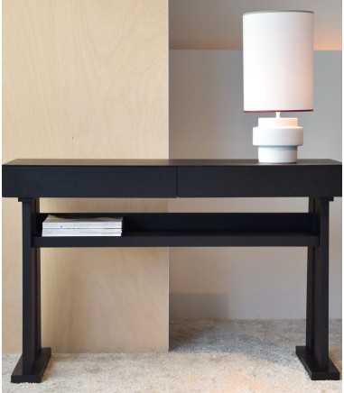 Consola en roble color negro mate - VP Interiorismo