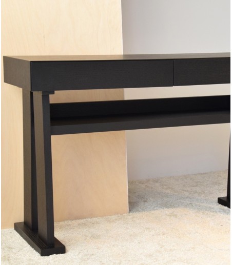 Consola en roble color negro mate - VP Interiorismo