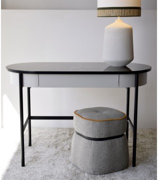 Escritorio N.26 mármol cerámico gris - VP Interiorismo 2