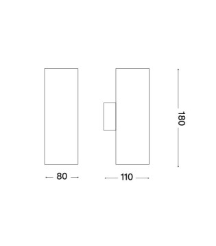 Aplique de pared Look blanco - AP2 - Ideal Lux 2