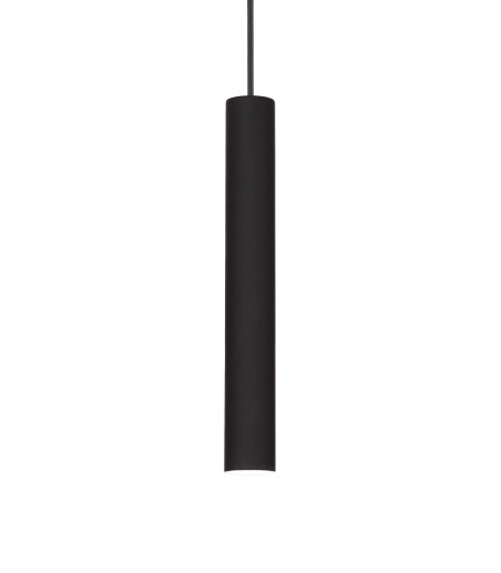 Lámpara de techo colgante Tube negro - SP D6 - Ideal Lux
