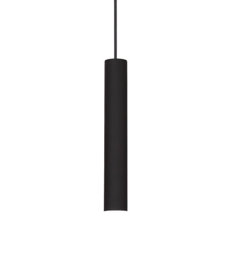 Lámpara de techo colgante Tube negro - SP D4 - Ideal Lux