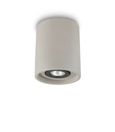 Plafón de techo Oak cemento - PL 1 - Ideal Lux
