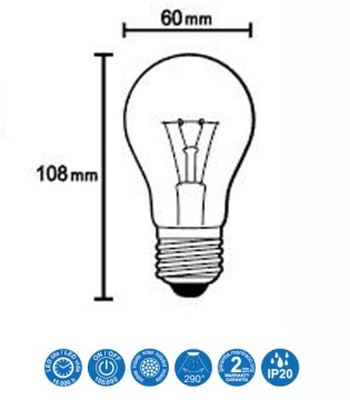 Bombilla LED 9W E27 360º 1090lm - Mantra 2