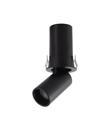 Foco empotrable GARDA Mini 7W negro basculante - Mantra - Ø53