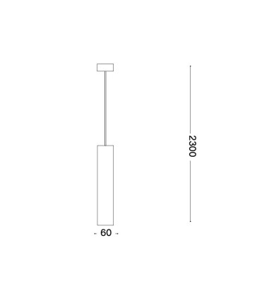 Lámpara de techo colgante Sky blanco - SP 1 - Ideal Lux