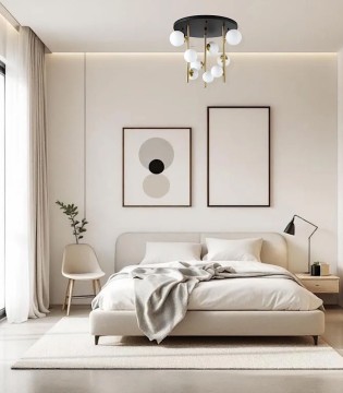 Plafón de techo Perlage blanco - PL9 - Ideal Lux 2