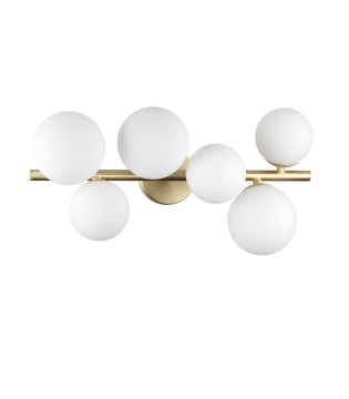 Plafón de techo Perlage blanco - PL6 - Ideal Lux