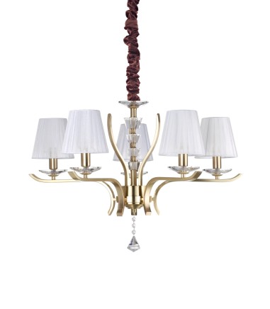 Lámpara de techo colgante Pegaso latón - sp5 - Ideal Lux