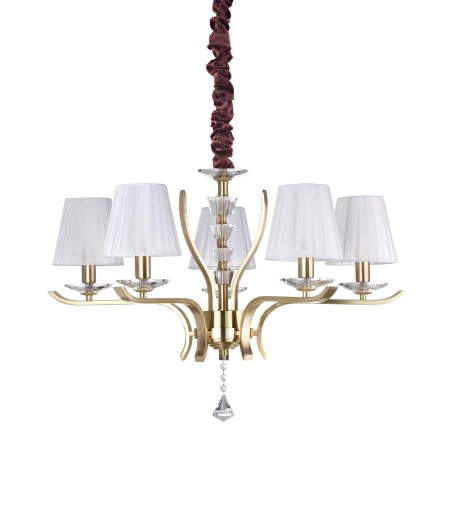 Lámpara de techo colgante Pegaso latón - sp5 - Ideal Lux