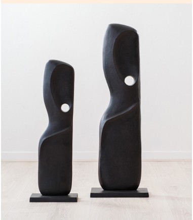 Escultura abstracta metal col. Lea grande  - VP Interiorismo