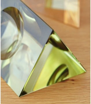 Set 2 piezas cristal triangulares - VP Interiorismo 2