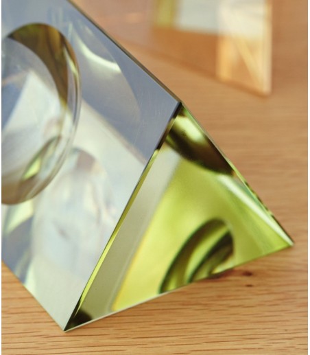 Set 2 piezas cristal triangulares - VP Interiorismo